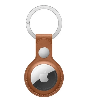 Купити Apple Брелок для AirTag Leather Key Ring (Saddle Brown) (MX4M2) Коричневий