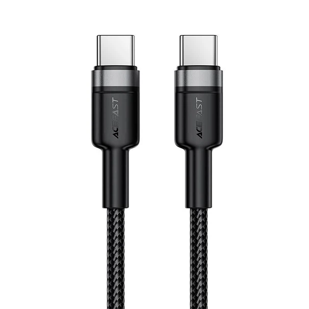 Купити Кабель ACEFAST Charging Data Cable USB-C to USB-C 60W 1.2m (C22-03) Black