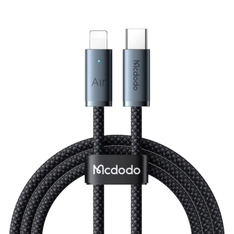 Купити Кабель Mcdodo Data Fast Charging Air USB-C to Lightning 36W 1.8m (CA-7781) Black