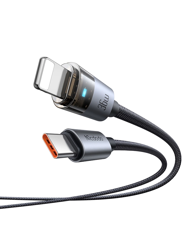 Кабель Mcdodo USB-C to Lightning 36W 1.8m Black (CA-694)