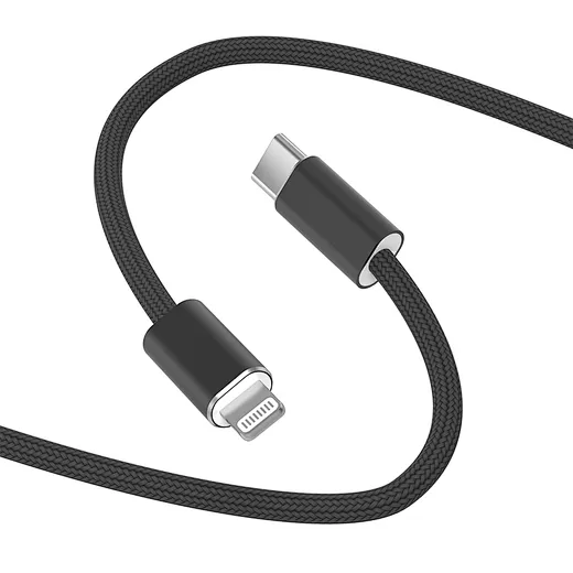 Кабель WIWU Essen Data Cable USB-C to Lightning 27W 1.5m (Wi-C100) Black