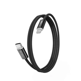 Купити Кабель WIWU Essen Data Cable USB-C to Lightning 27W 1.5m (Wi-C100) Black