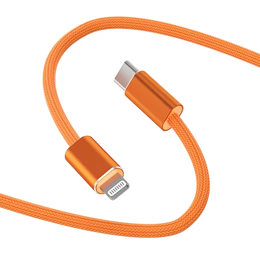 Кабель WIWU Essen Data Cable USB-C to Lightning 27W 1.5m (Wi-C100) Orange