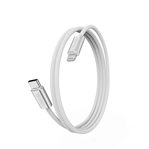 Кабель WIWU Essen Data Cable USB-C to Lightning 27W 1.5m (Wi-C100) White