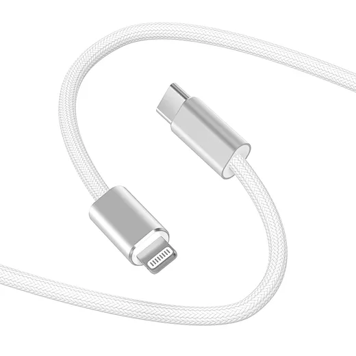 Кабель WIWU Essen Data Cable USB-C to Lightning 27W 1.5m (Wi-C100) White
