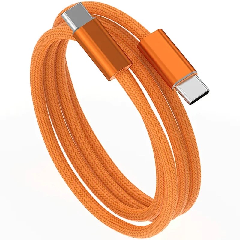 Кабель WIWU Essen Data Cable USB-C to USB-C 240W 1.5m (Wi-C101) Orange