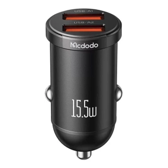 Купить Автомобильное зарядное устройство для Mcdodo Cool 2xUSB 15.5W (CC-295) Black