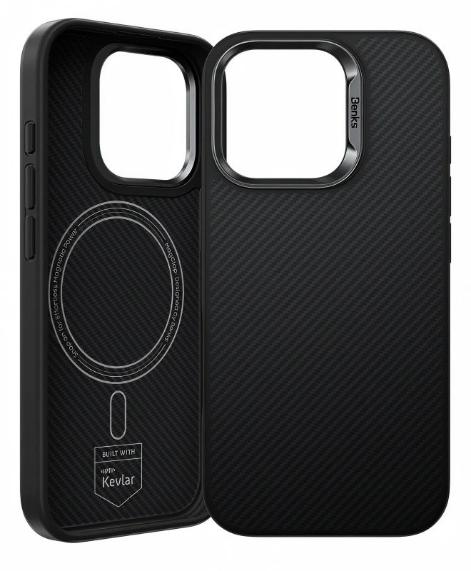 Чехол на iPhone 16 Pro Max Benks Kevlar ArmorPro Black
