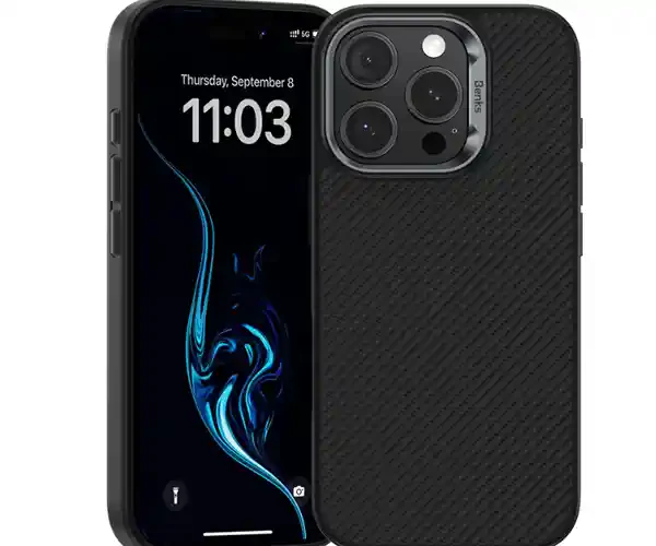 

Чохол на iPhone 16 Pro Benks Kevlar ArmorPro Black