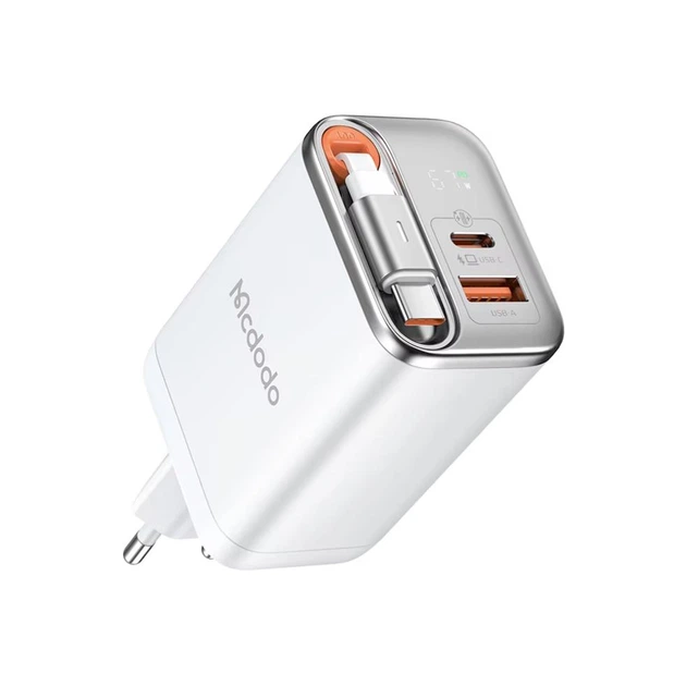 Зарядний пристрій Mcdodo Display GaN Charger 67W (CH-4100) White
