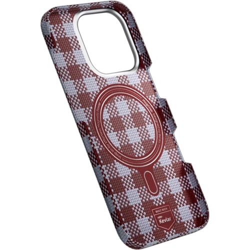 Чохол на iPhone 15 Pro ArmorVichy Benks Kevlar (Red)