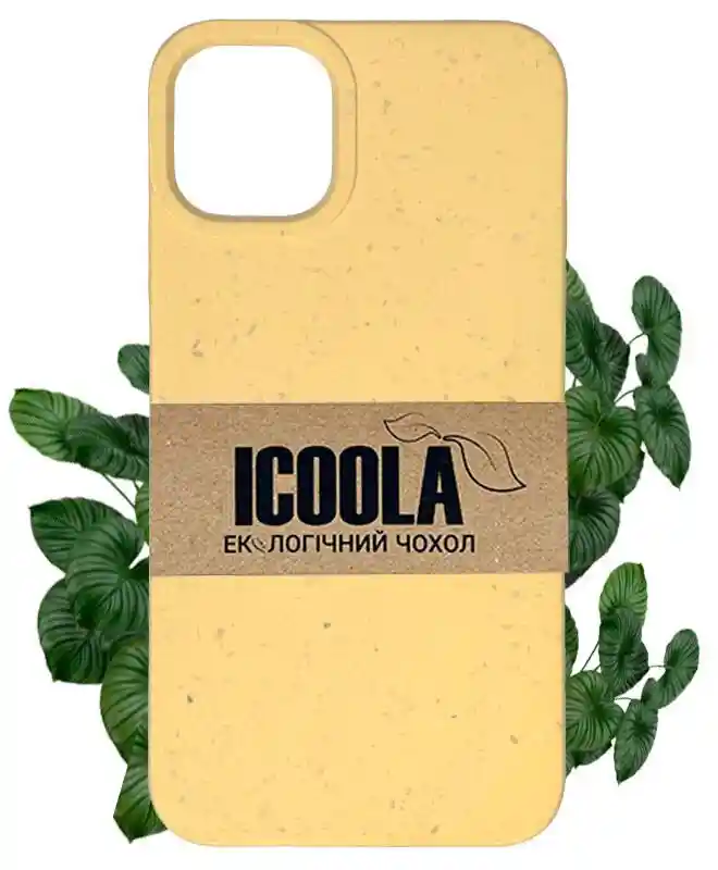 Екочохол на iPhone 11 Pro Max (Жовтий) на iCoola.ua