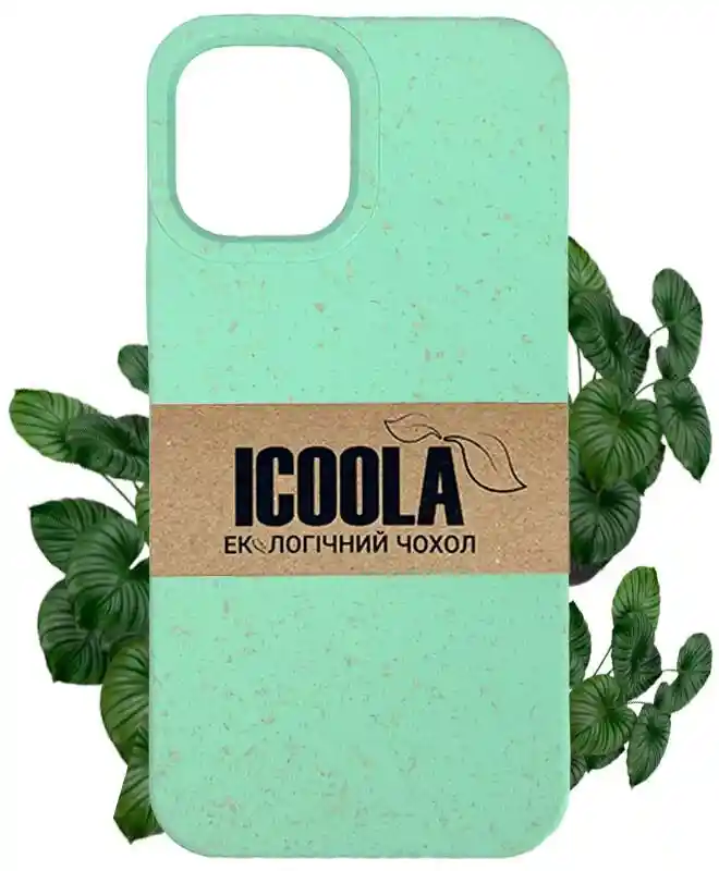 Екочохол на iPhone 12 (Зелений) на iCoola.ua
