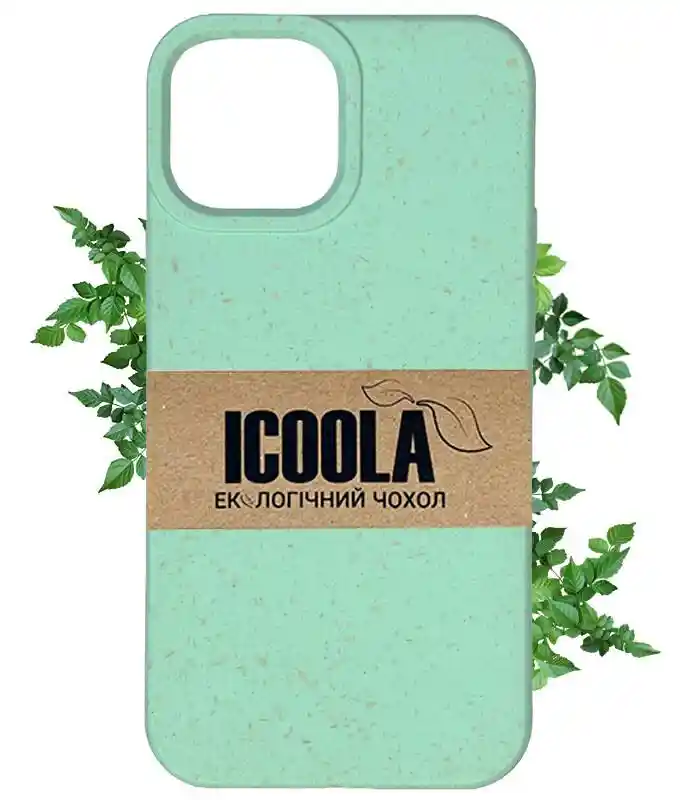 Екочохол на iPhone 12 Mini (Зелений) на iCoola.ua