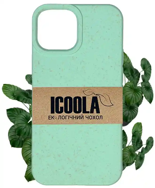 Экочехол на iPhone 12 Mini (Зеленый) на iCoola.ua