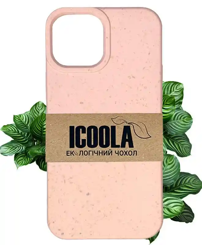 Экочехол на iPhone 12 Mini (Розовый) на iCoola.ua