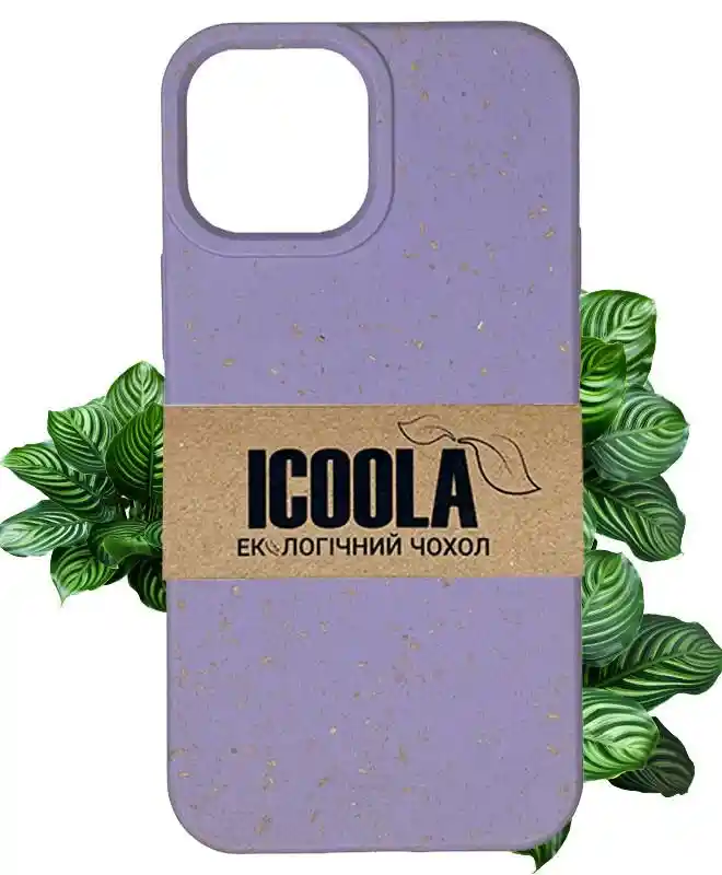 Экочехол на iPhone 12 Mini (Фиолетовый) на iCoola.ua