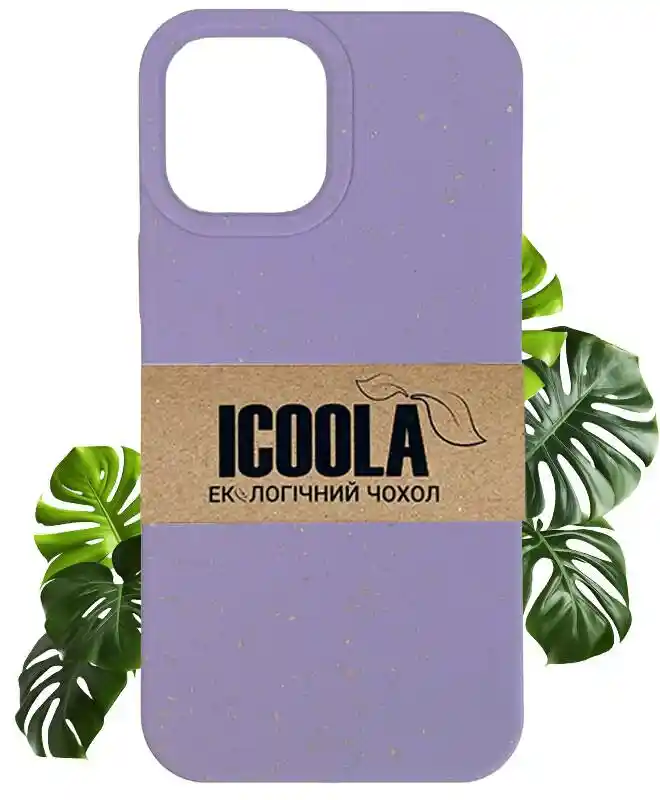Екочохол на iPhone 12 Pro Max (Фіолетовий) на iCoola.ua