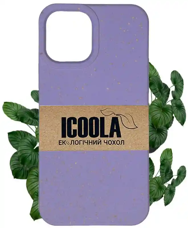 Экочехол на iPhone 12 (Фиолетовый) на iCoola.ua