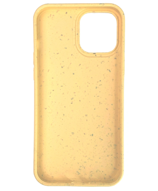 Экочехол на iPhone 12 (Желтый)