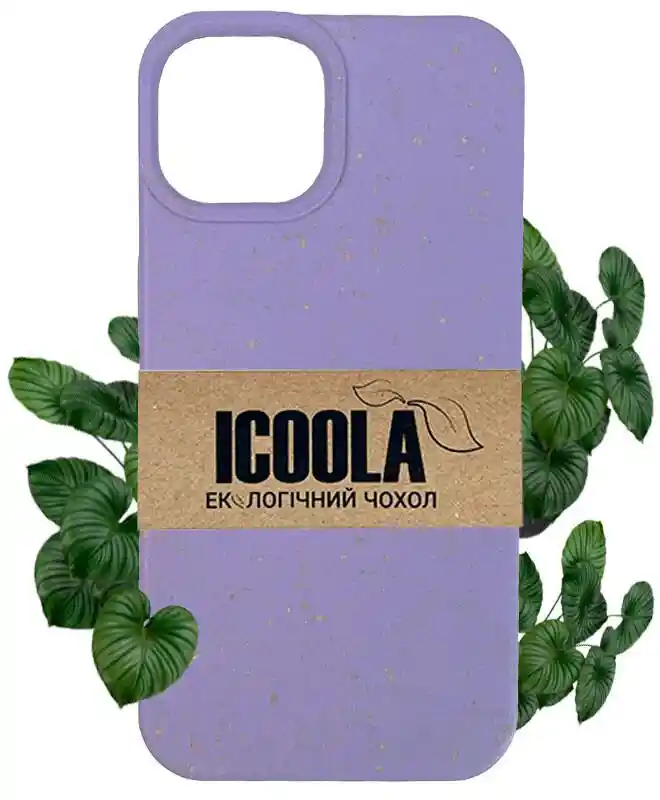 Екочохол на iPhone 13 (Фіолетовий) на iCoola.ua