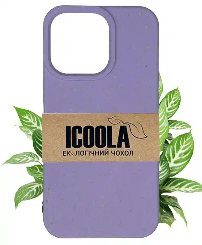 Екочохол на iPhone 13 Pro (Фіолетовий) на iCoola.ua
