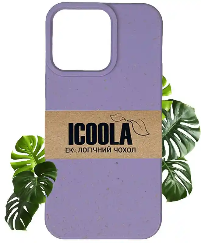 Екочохол на iPhone 13 Pro Max (Фіолетовий) на iCoola.ua