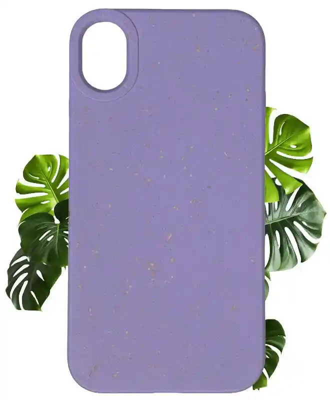 Экочехол на iPhone X (Фиолетовый)