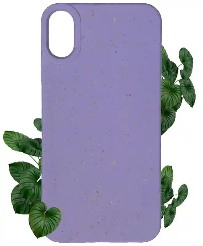 Экочехол на iPhone XS Max (Фиолетовый)