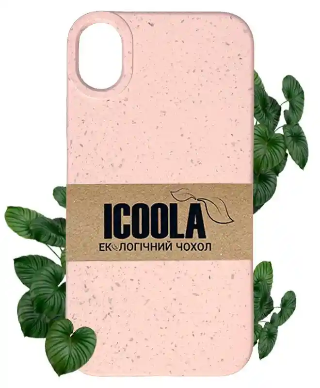 Экочехол на iPhone XS (Розовый) на iCoola.ua