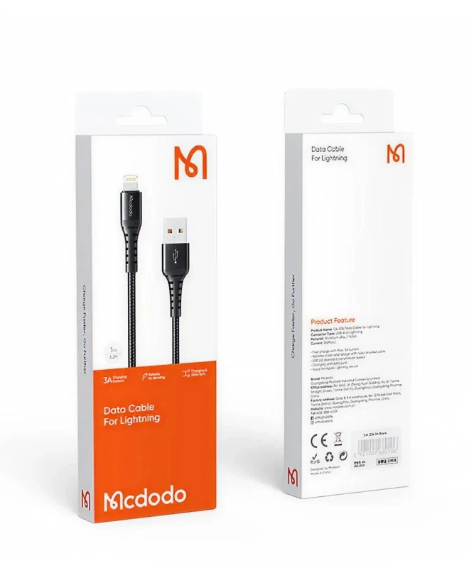 Кабель Mcdodo Data Cable For Lightning (CA-226)