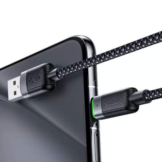 Кабель магнітний Mcdodo Self-Winding USB to USB-C 1.2m Black (CA-5650)