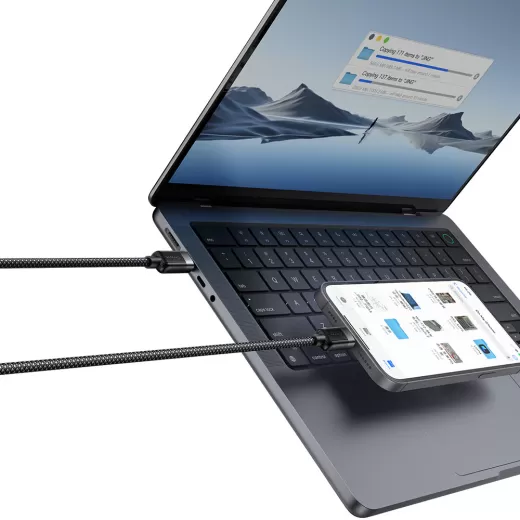 Кабель магнітний Mcdodo Self-Winding USB to USB-C 1.2m Black (CA-5650)