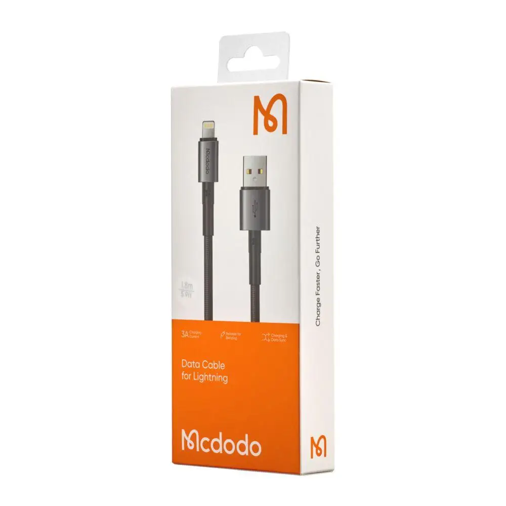 Кабель Mcdodo USB-A to Lightning Data Cable 1.8m CA-3581 (Black)