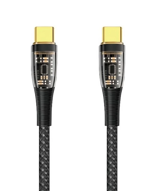 Кабель WIWU Cable USB C to USB C 100W Ultra Fast Charging 2m Black (TM02)