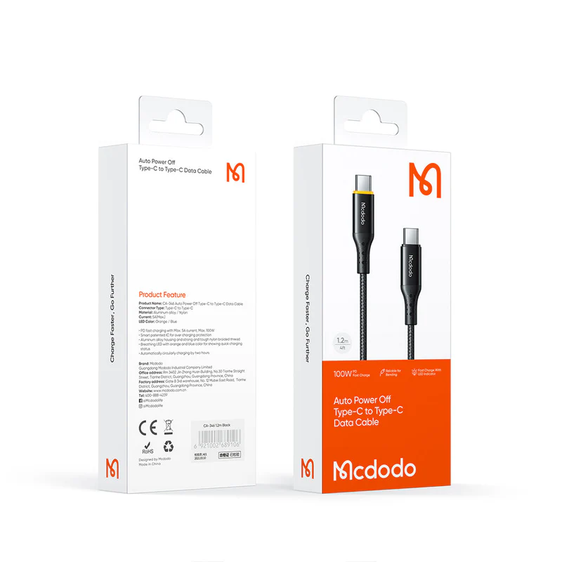 Кабель Mcdodo (CA-346) USB-C to USB-C