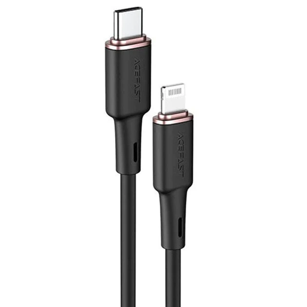 Кабель ACEFAST Data Cable USB-C to Lightning 30W 1.2m (Black) [C2-01]