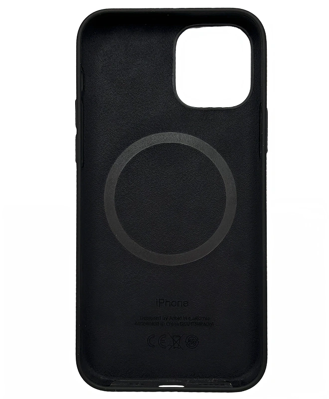 Чохол Apple Silicone Case with MagSafe (Black) для iPhone 12/12 Pro