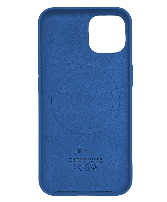 Чохол Apple Silicone Case with MagSafe (Capri Blue) для iPhone 12/12 Pro
