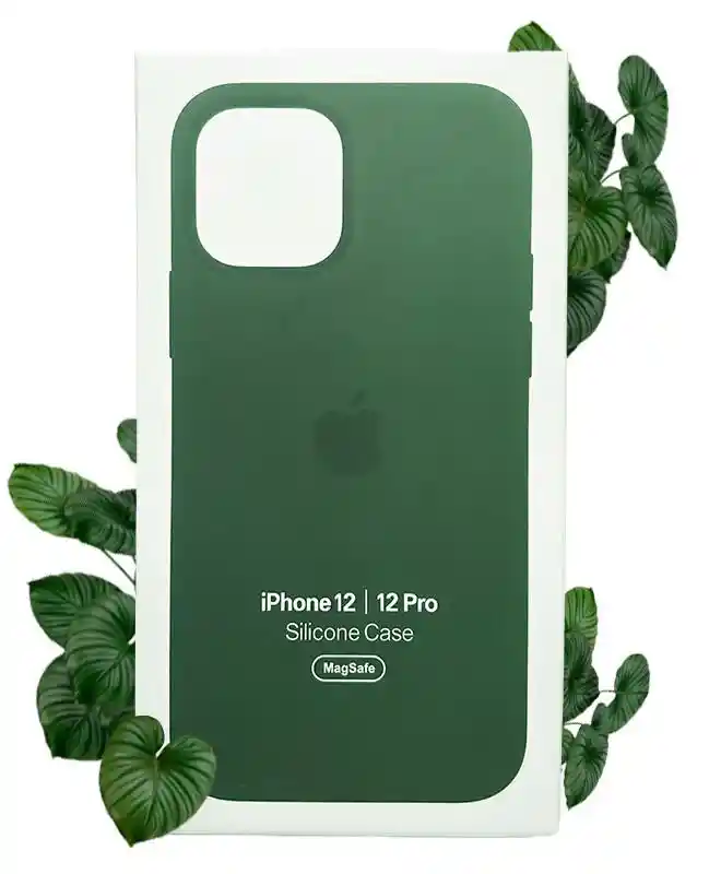 Чохол Apple Silicone Case with MagSafe (Cyprus Green) для iPhone 12/12 Pro