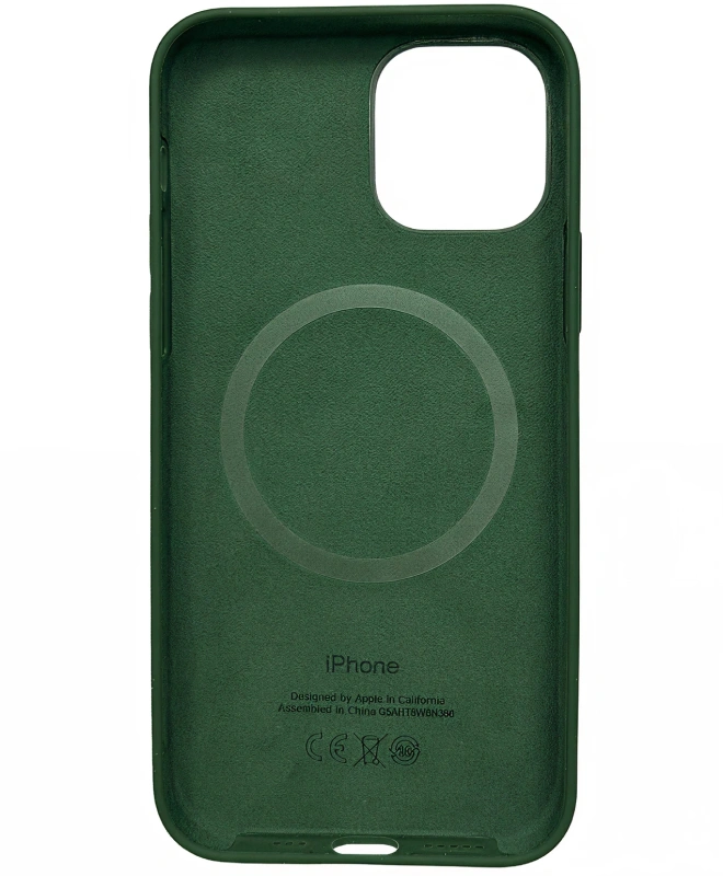 Чехол Apple Silicone Case with MagSafe (Cyprus Green) для iPhone 12/12 Pro