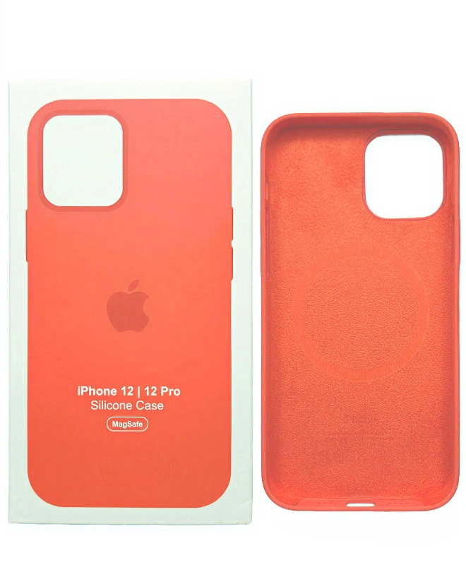 Чохол Apple Silicone Case with MagSafe (Pink Citrus) для iPhone 12/12 Pro