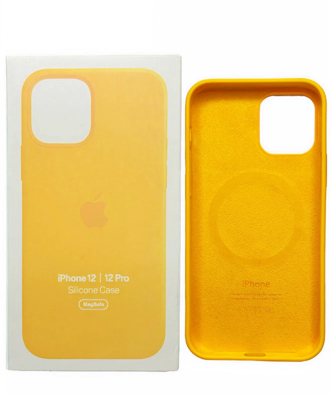 Чохол Apple Silicone Case with MagSafe (Sunflower) для iPhone 12/12 Pro