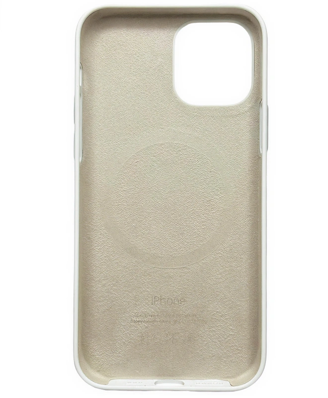 Чохол Apple Silicone Case with MagSafe (White) для iPhone 12/12 Pro