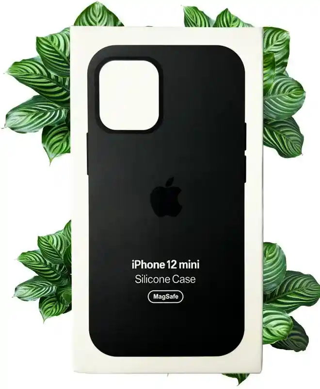 Чехол Apple Silicone Case with MagSafe (Black) для iPhone 12 Mini  на iCoola.ua