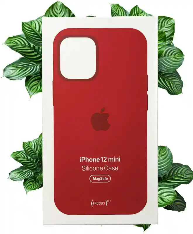 Чохол Apple Silicone Case with MagSafe (PRODUCT RED) для iPhone 12 Mini на iCoola.ua