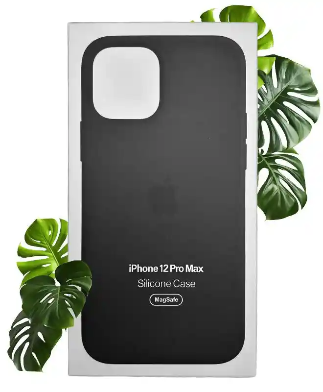 Чехол Apple Silicone Case with MagSafe (Black) для iPhone 12 Pro Max на iCoola.ua