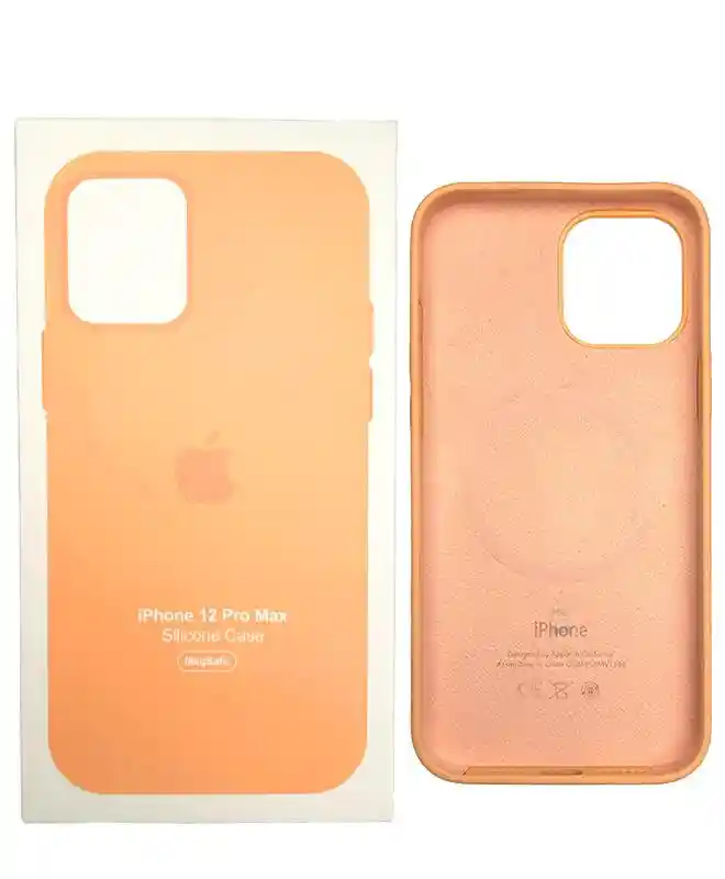 Чохол Apple Silicone Case with MagSafe (Cantaloupe) для iPhone 12 Pro Max на iCoola.ua