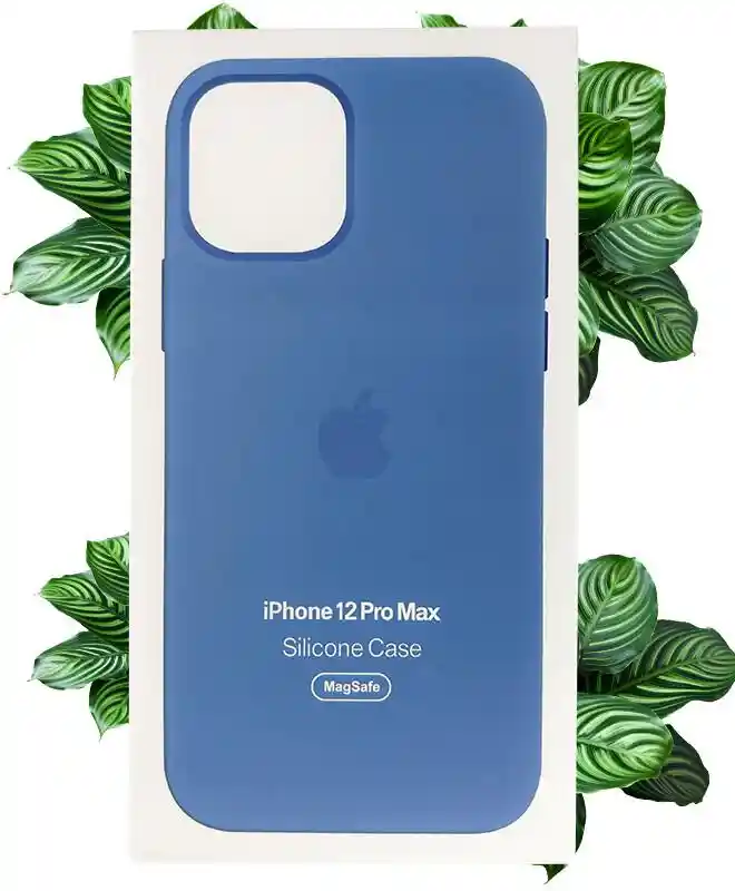 Чохол Apple Silicone Case with MagSafe (Capri Blue) для iPhone 12 Pro Max на iCoola.ua