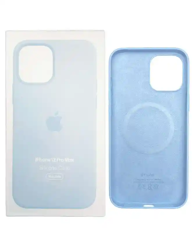 Чохол Apple Silicone Case with MagSafe (Cloud Blue) для iPhone 12 Pro Max на iCoola.ua